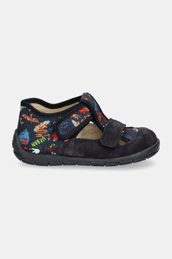 Παιδικές παντόφλες Froddo CLASSIC SLIPPERS G1700400.20.24 μπλε AW24