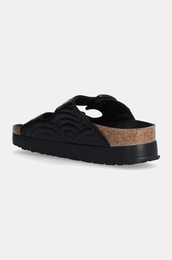 Cipők Birkenstock papucs Arizona Platform Flex Birkenstock x Papillio 1028422 fekete