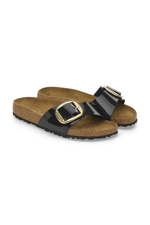 Obuwie Birkenstock klapki Madrid Big Buckle 1027785 czarny