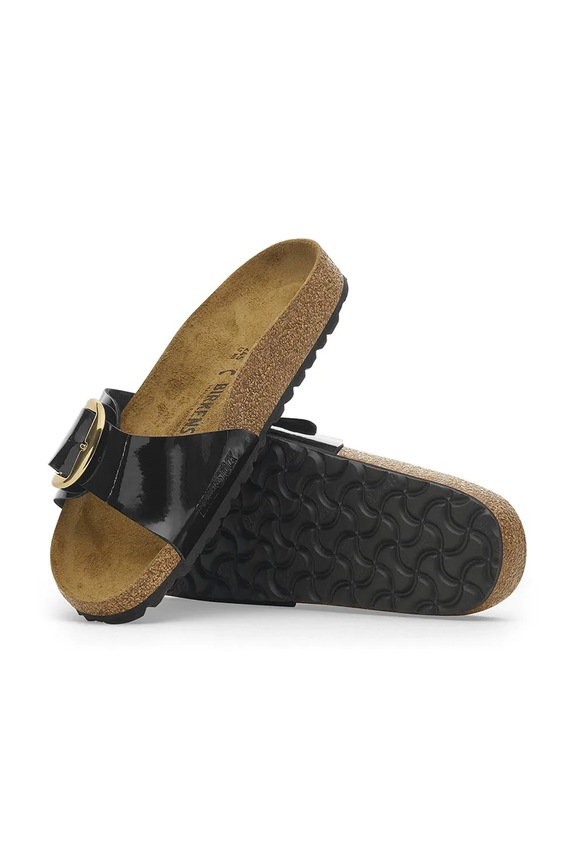 Birkenstock klapki Madrid Big Buckle czarny 1027785