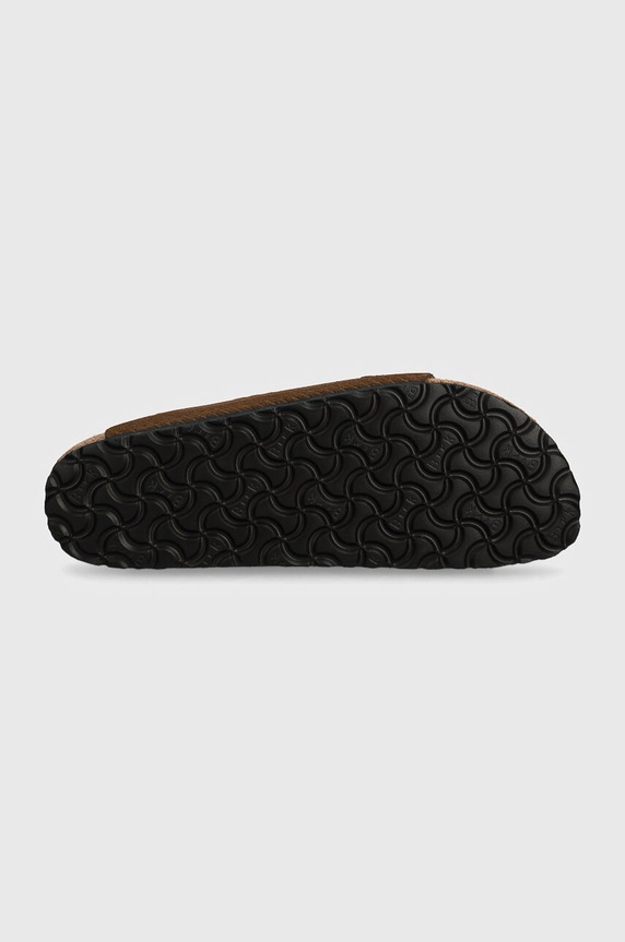 Semišové pantofle Birkenstock Arizona 1028264 hnědá