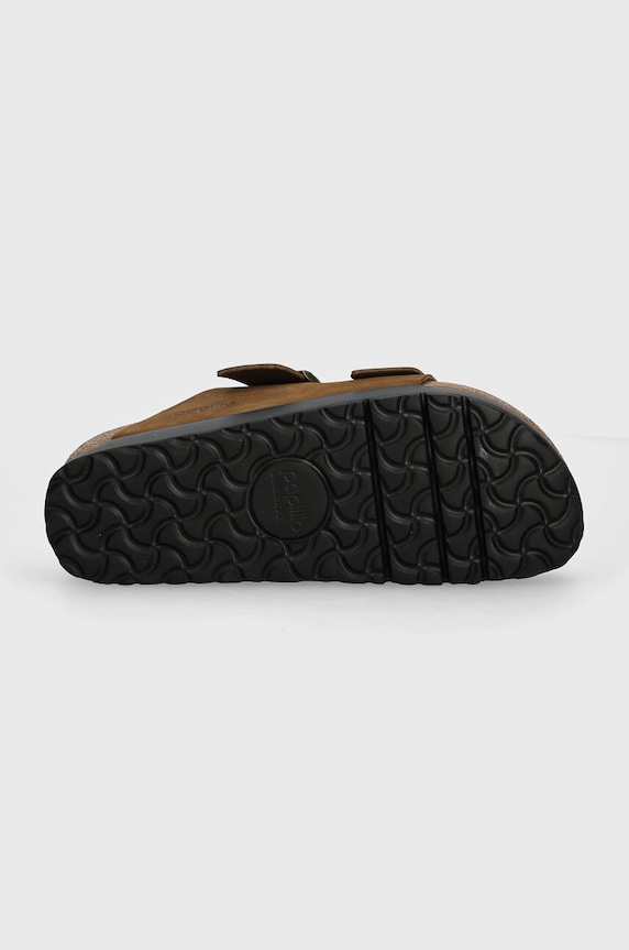 Nubukové pantofle Birkenstock Arizona Platform Flex Birkenstock x Papillio 1028366 hnědá