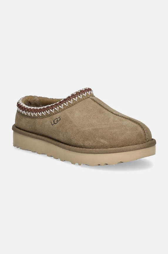 Semišové papuče UGG Tasman domácí oblečení béžová 5955.ALP