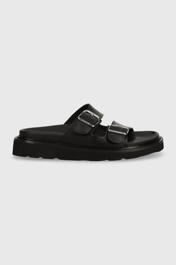 Кожаные шлепанцы Kenzo Matto Mules FE52MU040L62.99 чёрный AA00