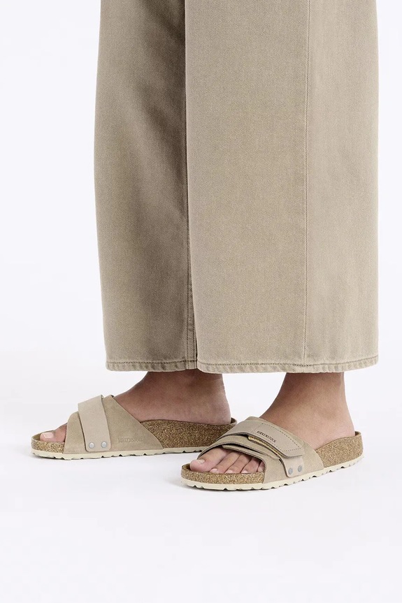Semišové šľapky Birkenstock Oita 1028056