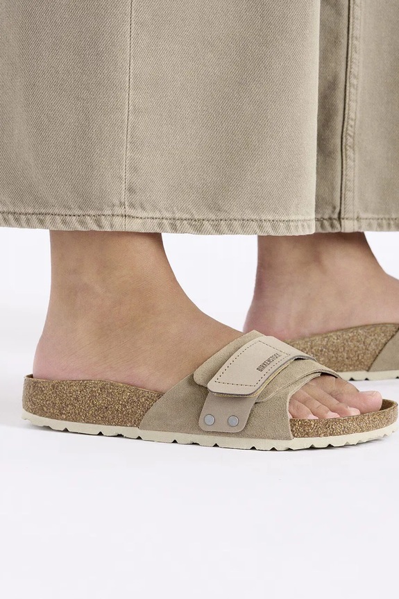 Semišové šľapky Birkenstock Oita 1028056