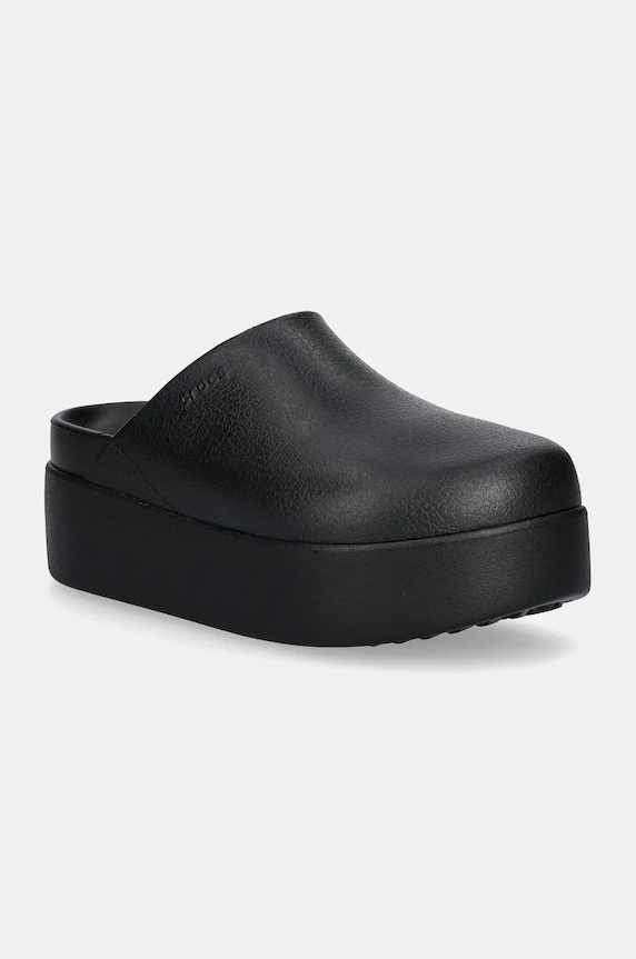 Crocs klapki Dylan Platform Clog syntetyczny czarny 209869.001