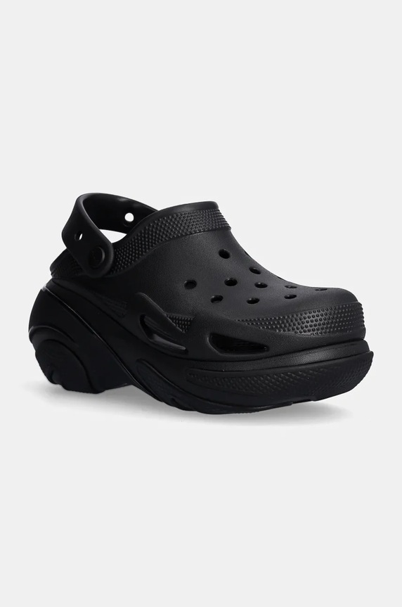 Crocs papuci Bubble Crush Clog platformă negru 210061.0WC