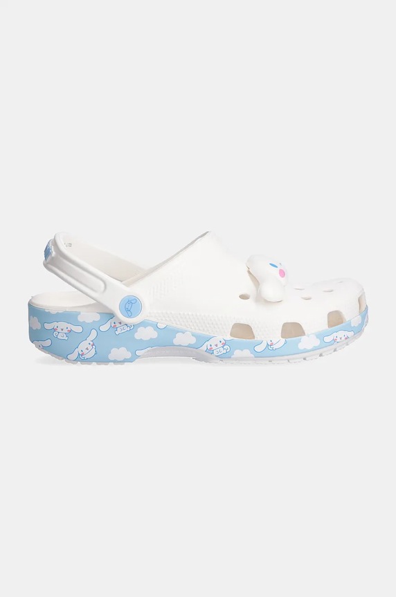Crocs papuci Classic Cinnamoroll Clog 210343.90H alb AW24