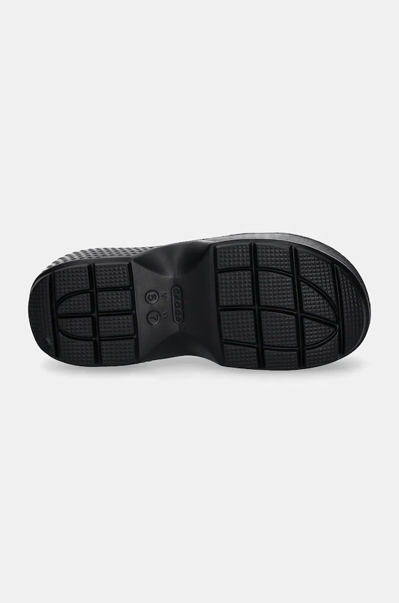Šľapky Crocs Stomp Metallic Loafer Clog 210363.01V strieborná