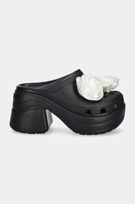 Šľapky Crocs Siren Rosette Clog 210367.001 čierna AW24