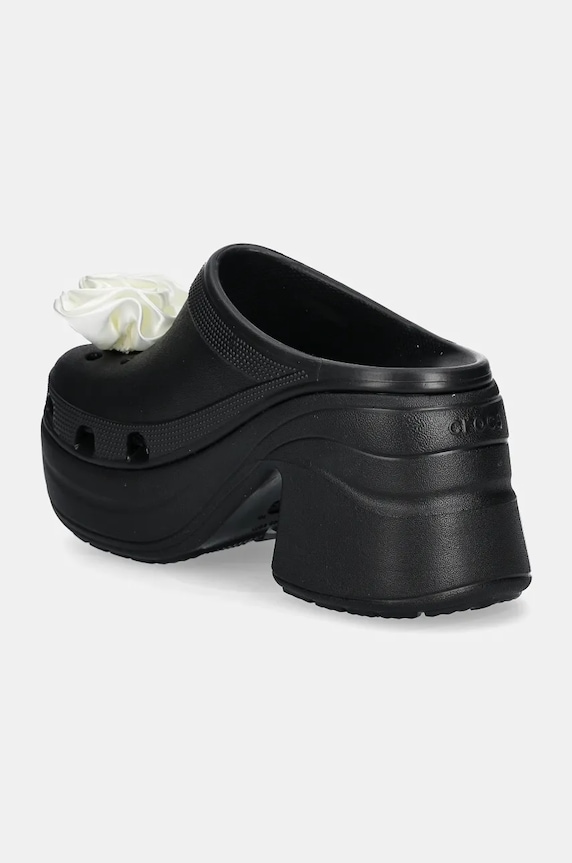 Obuv Šľapky Crocs Siren Rosette Clog 210367.001 čierna