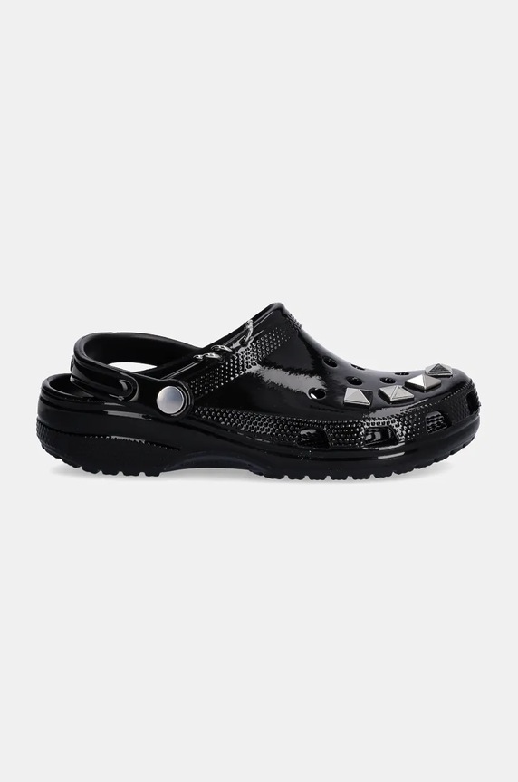 Crocs papuci Classic Studded Clog 210390.001 negru AW24