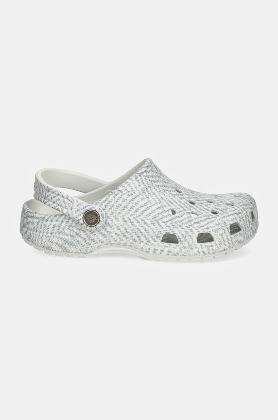 Pantofle Crocs Crocsclassic Tweed Clog 210403.1NM šedá AW24
