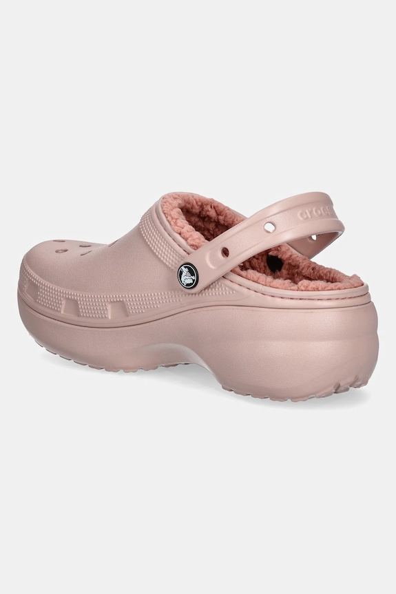 Obuwie Crocs kapcie Classic Platform Lined Clog W 207938.6TY różowy
