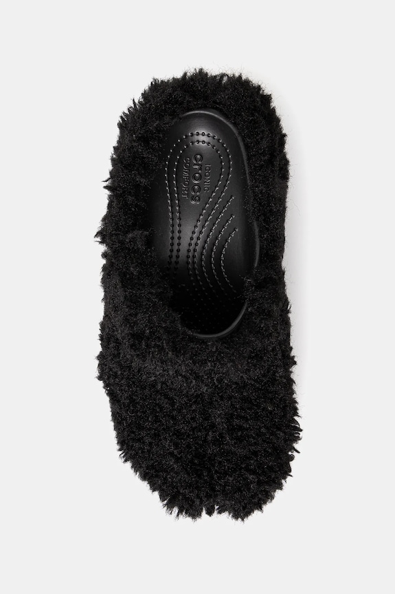 Šľapky Crocs Siren Shaggy Fur Clog 210910.001 čierna