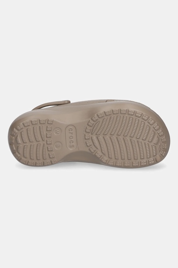 Šľapky Crocs Classic Platform Lined Clog 207938.197 hnedá