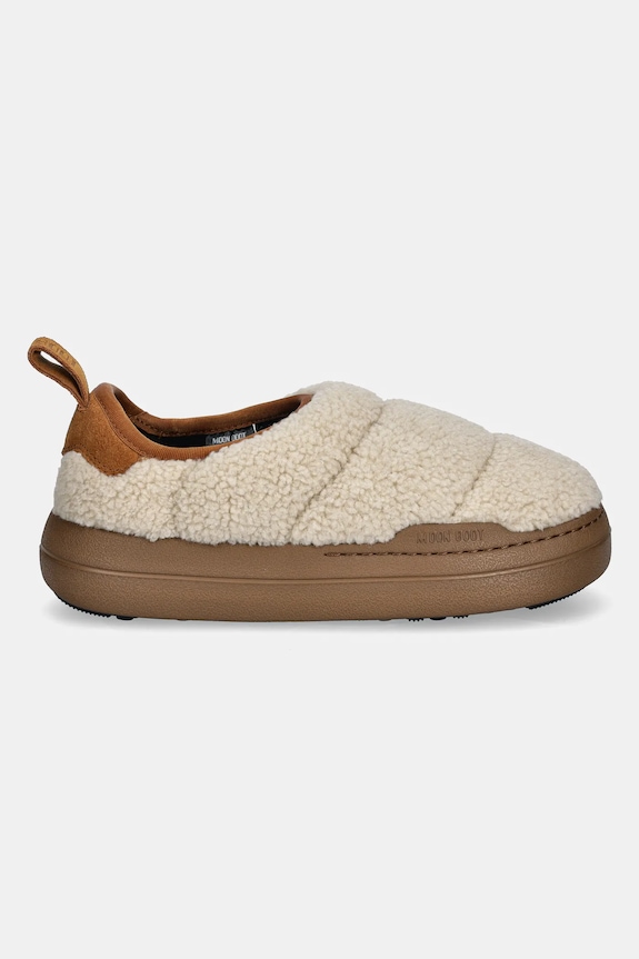 Moon Boot kapcie MB PARK PUFFER FLEECE 80D2470120.L007 beżowy AW24