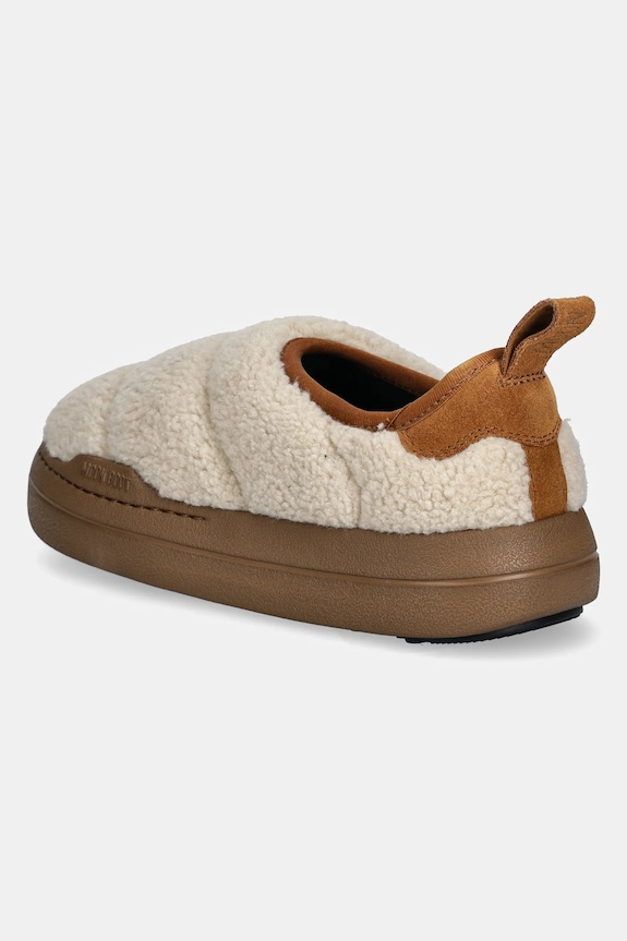 Obuwie Moon Boot kapcie MB PARK PUFFER FLEECE 80D2470120.L007 beżowy