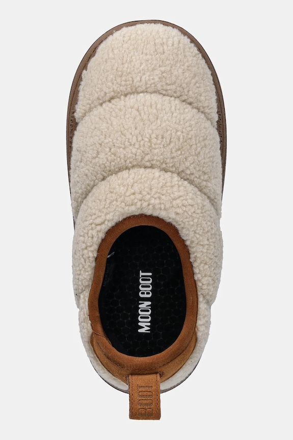 Moon Boot kapcie MB PARK PUFFER FLEECE beżowy 80D2470120.L007