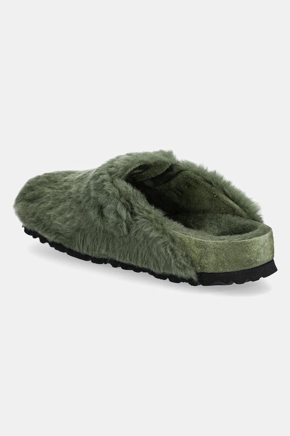 Обувки Вълнени чехли Birkenstock 1774 Boston BB Shearling 1029943 зелен