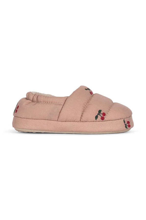 Момиче Детски пантофи Konges Sløjd GLOBE FOOTIES KS101296.G розов