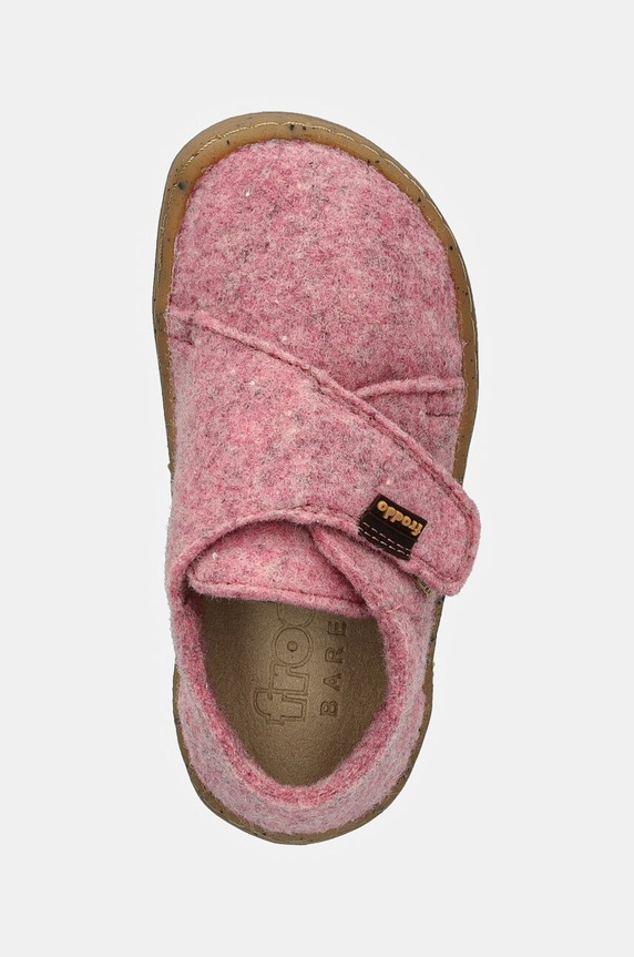 Детски пантофи Froddo BAREFOOT WOOLY розов G1700341.G.20.24