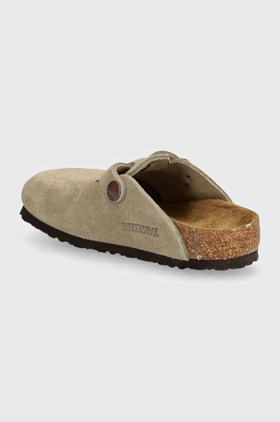 Αγορίστικα Παιδικές παντόφλες σουέτ Birkenstock Boston 1027875 μπεζ