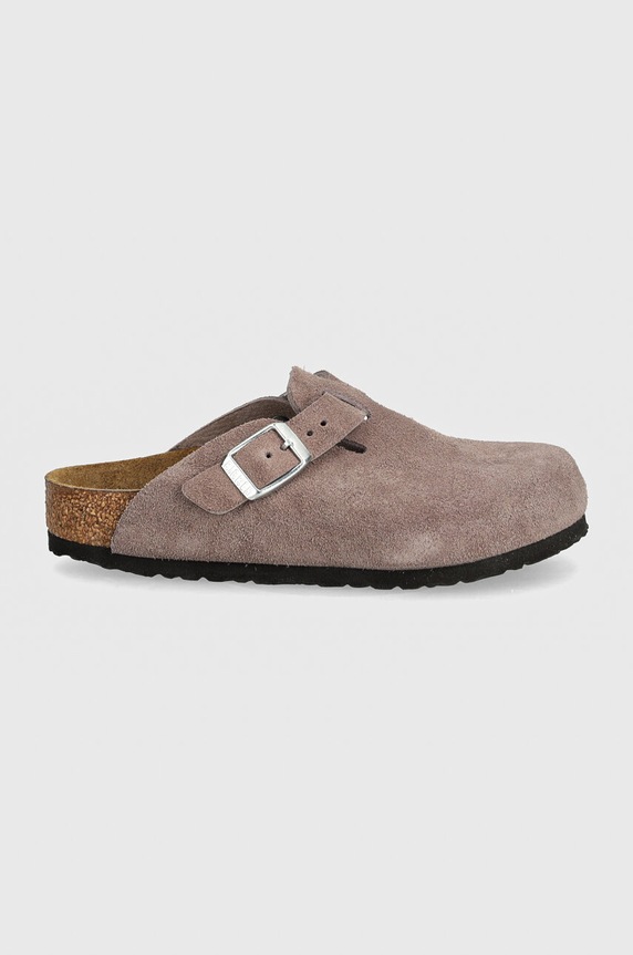 Dječje natikače od brušene kože Birkenstock Boston 1027894 roza AW24