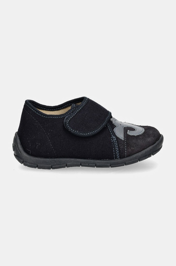 Παιδικές παντόφλες Froddo CLASSIC SLIPPERS G1700393.20.24 σκούρο μπλε AW24