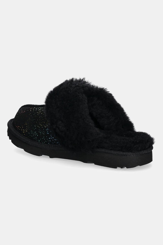 Chlapec Detské semišové papuče UGG COZY II SHIMMER SKY 1157672K čierna