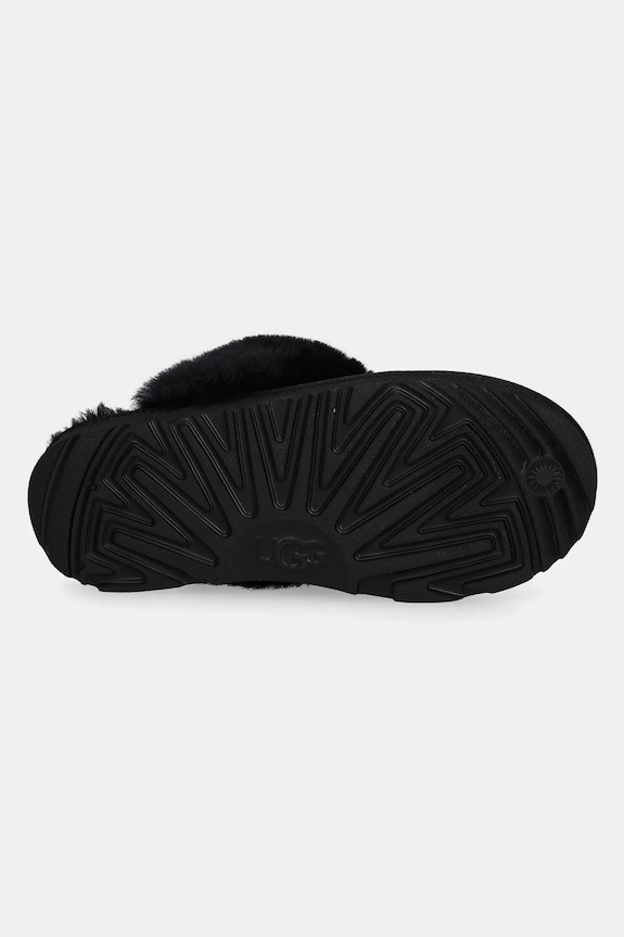 Detské semišové papuče UGG COZY II SHIMMER SKY 1157672K čierna