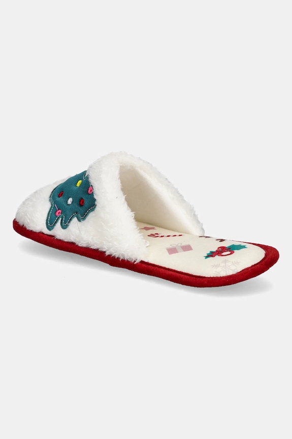 CHLAPEC Dětské papuče United Colors of Benetton 8G5M0D01C.G.Seasonal bílá