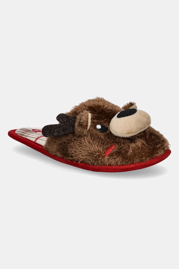 Детски пантофи United Colors of Benetton кафяв 8G5M0D01C.G.Seasonal