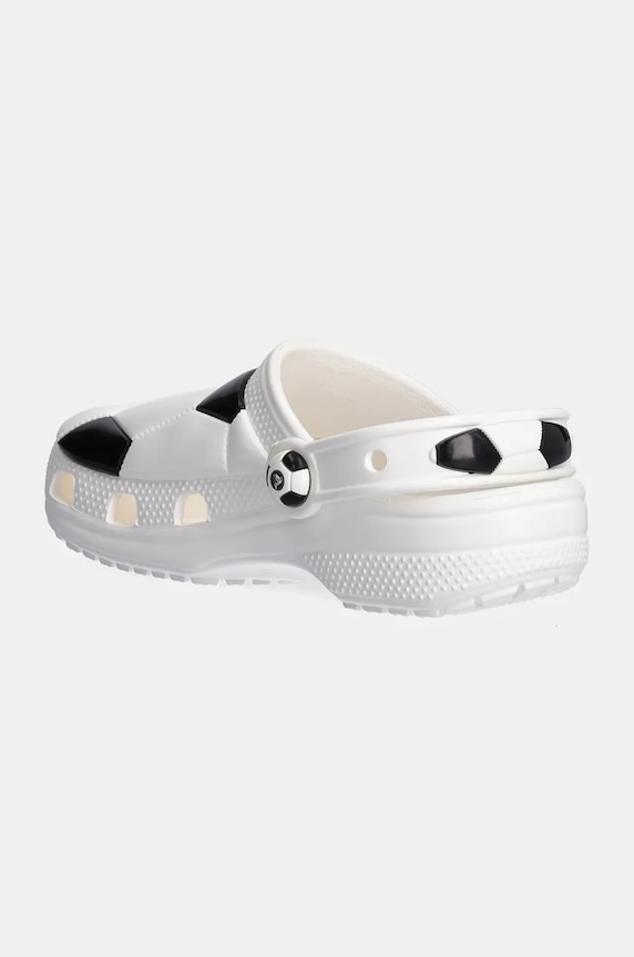 Chłopiec Crocs klapki dziecięce CLASSIC SOCCER BALL CLOG 210157.CLASSIC.SOCCER biały