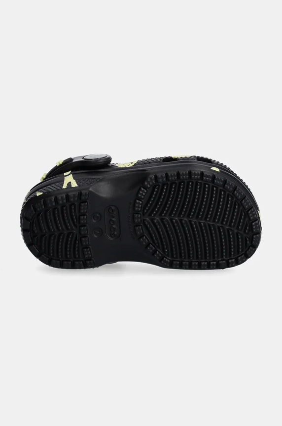 Crocs klapki dziecięce CLASSIC GLOW SPACE CLOG 210358.CLASSIC.GLOW.SPA czarny
