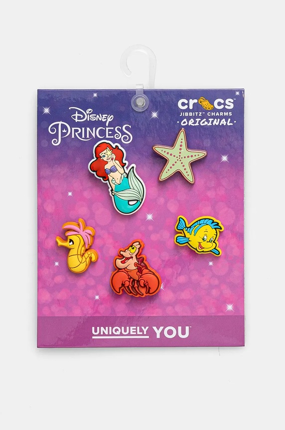 Dječji bedževi za obuću Crocs Princess Ariel 5Pck 5-pack šarena 10013197.Princess.Ariel