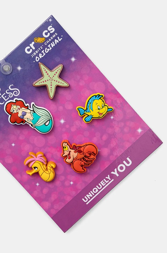 Dječji bedževi za obuću Crocs Princess Ariel 5Pck 5-pack 10013197.Princess.Ariel šarena AW24