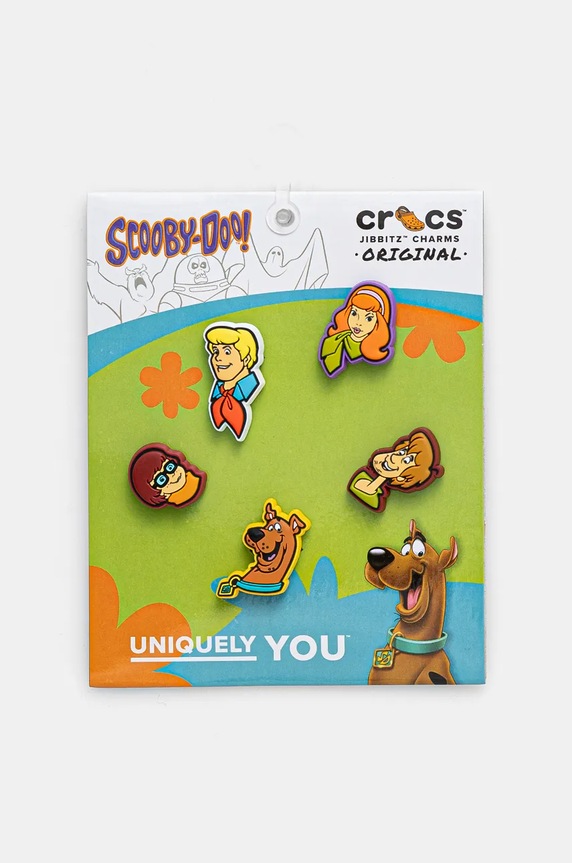 Dječji bedževi za obuću Crocs Scooby Doo 5-pack Likovi iz crtića šarena 10013601.Scooby.Doo.5Pc