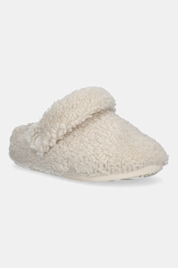 Crocs kapcie dziecięce CLASSIC COZZZY SLIPPER beżowy 210856.CLASSIC.COZZZY.S