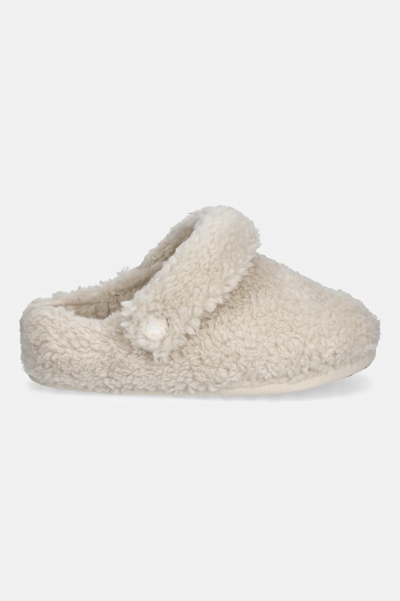 Crocs kapcie dziecięce CLASSIC COZZZY SLIPPER 210856.CLASSIC.COZZZY.S beżowy AW25
