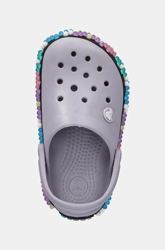 Dječje natikače Crocs CROCBAND COLORFUL LIGHTS CLOG ljubičasta 210467.CROCBAND.COLORFU
