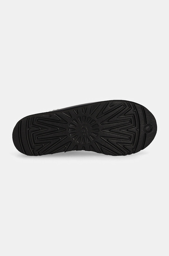 UGG kapcie skórzane Tasman Lthr Regen 1163890.BLK czarny