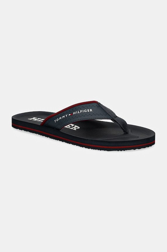 Tommy Hilfiger slapi COMFORT HILFIGER BEACH SANDAL bleumarin FM0FM05235