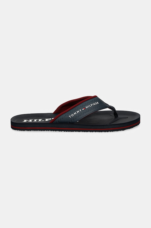 Tommy Hilfiger slapi COMFORT HILFIGER BEACH SANDAL FM0FM05235 bleumarin AW24