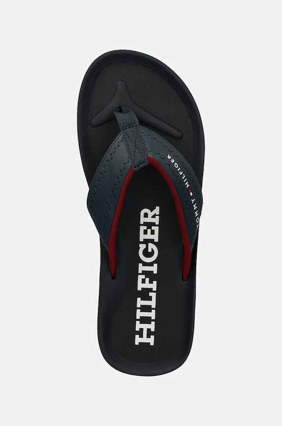 Tommy Hilfiger slapi COMFORT HILFIGER BEACH SANDAL bleumarin FM0FM05235