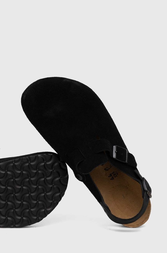 Natikače od brušene kože Birkenstock Tokio 1028337 crna