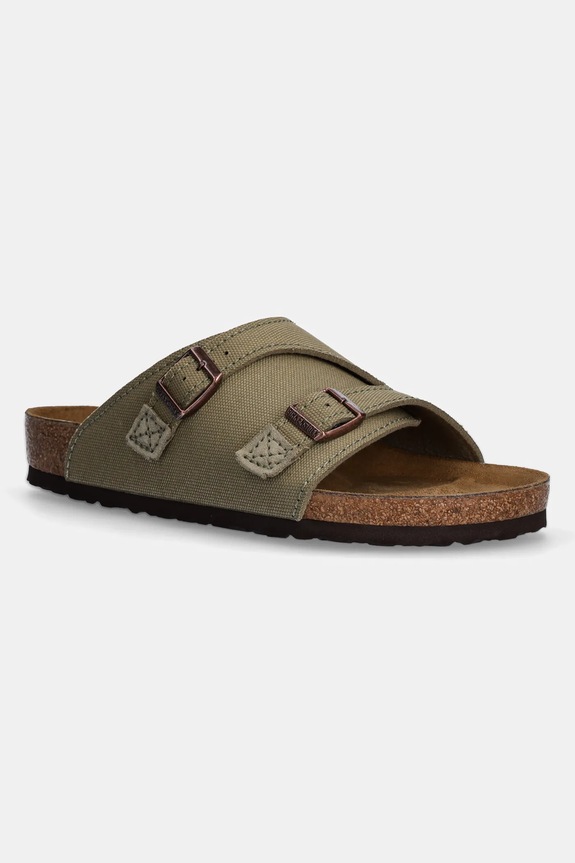 Birkenstock klapki Zürich Planet friendly zielony 1028755