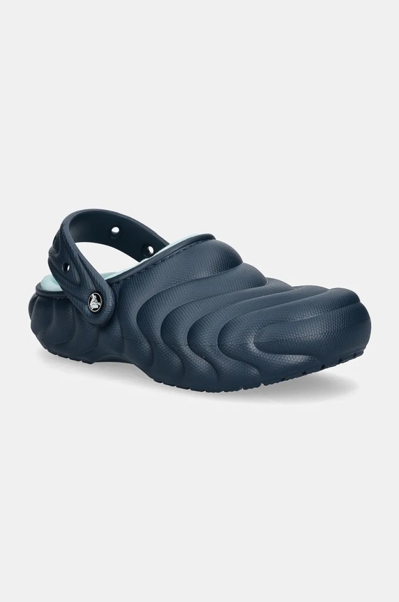 Crocs kapcie Classic Lined Overpuff Clog syntetyczny granatowy 210059.48I