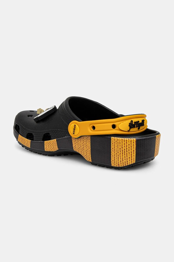 Crocs papuci Classic Hufflepuff Clog negru 210529.90H